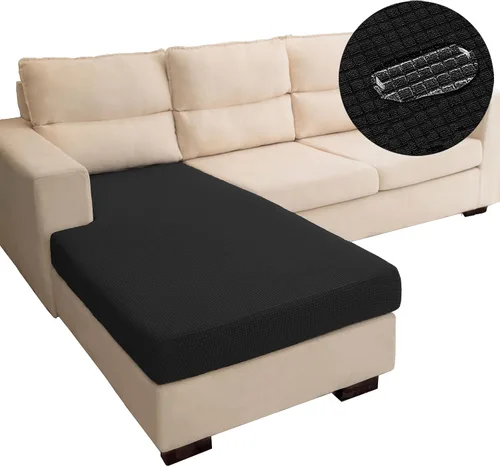 Vista 42 de Funda repelente al agua para cojín de sillón, funda elástica para respaldo individual de sofá seccional, funda para sofá en forma de L para mascotas