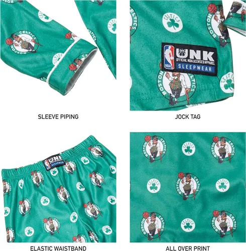 Vista 7 de Juego de pijama de 2 piezas para niños y pantalones de salón