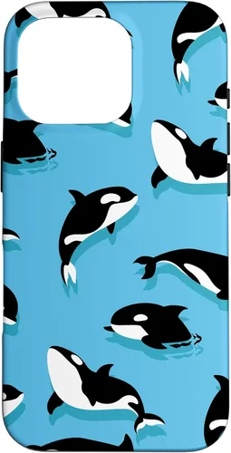 Vista 20 de Orca Swimming Whale Cool Miami Dolphin Beach Lover Gift Case for iPhone 17