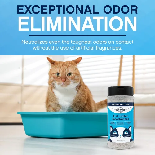 Vista 2 de Desodorizador de arena para gatos, eliminador de olores sin perfume, limpiador y ambientador de cajas de arena, sin seguimiento, sin polvo, fácil