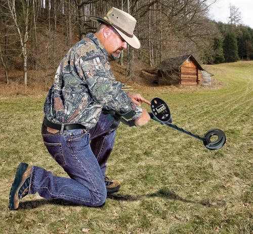 Vista 5 de Bounty Hunter Detector de metales DISC11 Discovery 1100 - Detección de 3 modos, ID de objetivo digital de 3 segmentos, pantalla de profundidad de 4