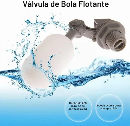 Vista 2 de Válvula de flotador de estanque Válvula de bola de flotador Válvula