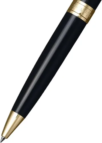 Vista 3 de Sheaffer Bolígrafo 300 negro con ribete dorado (9325-2)