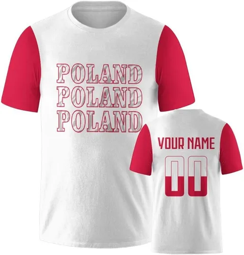 Vista 20 de Camisetas de fútbol nacionales personalizadas 2024 con diseño de fuentes, ropa personalizada con tus números de nombre para hombres, mujeres