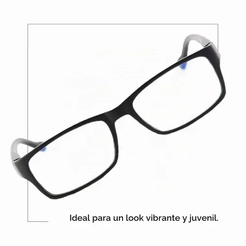 Vista 5 de Readerest - Lentes para lectura con bloqueo de luz azul, bisagras de resorte, protección UV Negro