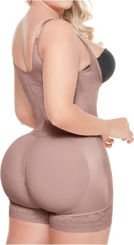 Vista 2 de Sonryse Fajas Colombianas Reductoras y Moldeadoras Postparto Cesarea Shapewear Bodysuit
