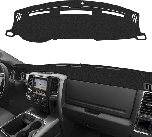 Vista 42 de CARTIST Cubierta negra para salpicadero para Toyota Solara 2004-2008, antideslizante, antirreflejo, protección UV, tapete interior de primera calidad