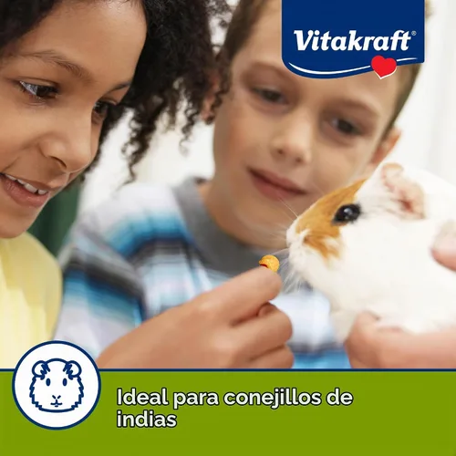 Vista 5 de Vitakraft Drops - Golosinas de yogur para conejillos de indias, naranja, 5.3 onzas (paquete de 1)