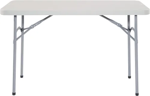 Vista 5 de Mesa cuadrada de resina multiuso Office Star Work Smart 36 x 36 x 29 pulgadas, MetalPlástico/Resina, Negro