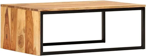 Vista 5 de Mesas nido, mesa de centro única, pequeña mesa de centro elevada adecuada para sala de estar, balcón, oficina, sala de estar familiar, 2 piezas