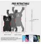 Vista 4 de Grefay Soporte para teléfono de bicicleta, soporte de teléfono para motocicleta con abrazadera de manillar para bicicleta, adecuado con iPhone 16 15
