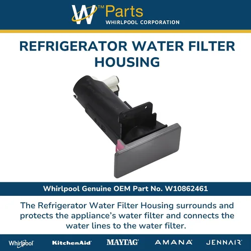 Vista 3 de Whirlpool Carcasa del filtro de agua W10862461