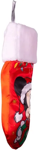 Vista 4 de Kurt S. Adler Calcetín navideño de Disney Mickey Mouse con regalos, 19 pulgadas DN7205
