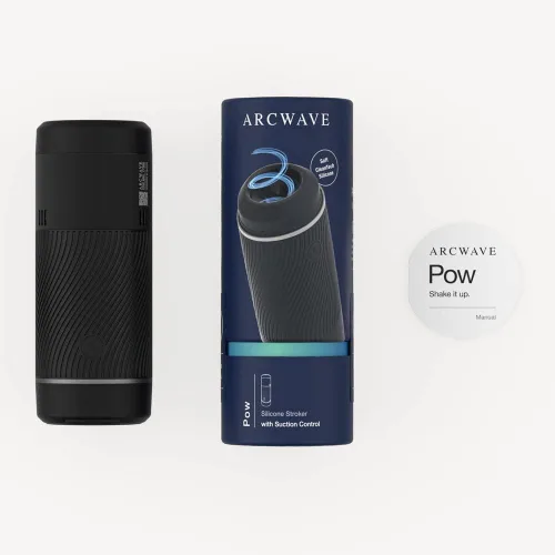 Vista 8 de Arcwave Pow Masturbador masculino manual para adultos, juguetes sexuales para hombres Masturbador masculino con control de succión de intensidad