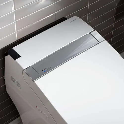 Vista 17 de WOODBRIDGE B0960S - Inodoro de descarga automática, apertura y cierre automáticos, inodoro de descarga única de 1.28 GPF con asiento inteligente