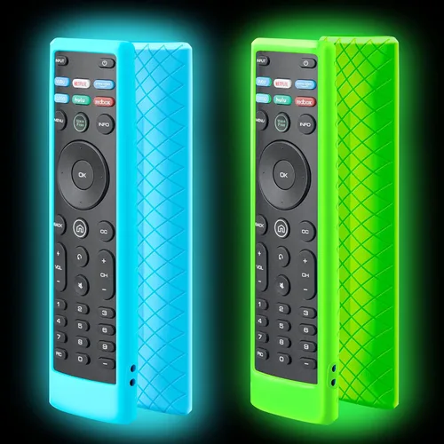 Vista 8 de Paquete de 2 fundas para control remoto Vizio, compatible con Vizio Remote Case XRT136 / XRT140 D Series Universal Smart TV Control Reemplazo Funda