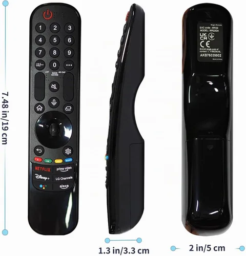 Vista 9 de RIVIERA Magic Remote para LG Smart ThinQ OLED Nanocell WebOS UHD TV con función de voz y puntero compatible con MR22/21/20GA MR18BA MR23/24/25GN