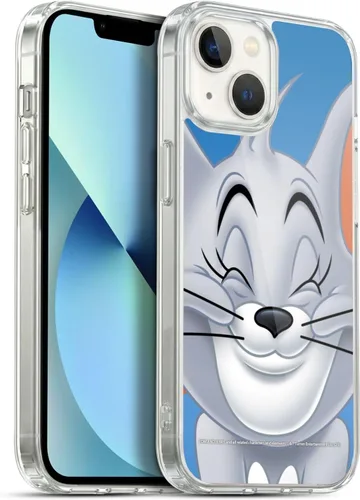 Vista 108 de Head Case Designs Funda de gel de cara completa con licencia oficial de Tom y Jerry Jerry [protección de grado militar] compatible con Apple iPhone