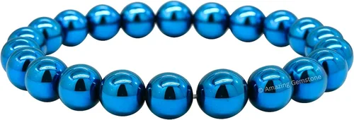 Vista 22 de Amazing Gemstone Crystal Bracelet for Women Men's Gifts - Protection Healing Crystal Bracelet - 8mm Gemstone Beaded Stretchable Bracelet Pulseras