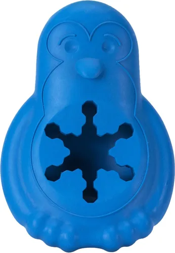 Vista 9 de PetSafe Freezable Treat Holding Chilly Pingüino - Duradera, con aroma a vainilla, de goma, interactiva y congelable, rompecabezas para mascotas