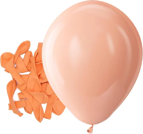 Vista 214 de Bezente Paquete de 150 globos de látex mate color burdeos de 5 pulgadas rojo (07-Red-G42)