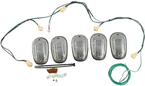 Vista 3 de Kit de luces de clearance para techo de cabina Dodge Ram 1500 2500 3500, lámparas Mopar OEM