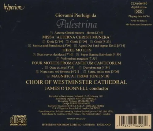 Vista 2 de Palestrina: Missa Aeterna Christi Munera