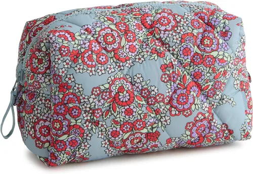 Vista 5 de Vera Bradley Cosmético grande de peso pluma para mujer, noche sin luna, talla única Moonless Night