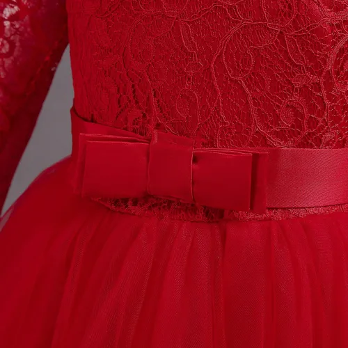 Vista 6 de NNJXD Girls Princess Pageant Dress Kids Prom Ball Gowns Wedding Party Flower Dresses