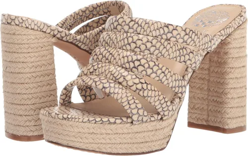 Vista 7 de Vince Camuto Calzado para mujer Patrest Raffia Sandalia de tacón con plataforma