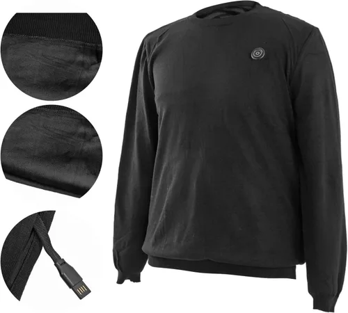 Vista 2 de Fydun Intelligent Electric HeatingSweater, USB Three Equipment Heated Pullover Sweater for Outside Electric Heating SweaterElectric Heated Pullover