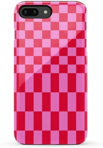 Vista 23 de Casely Funda para iPhone 6/7/8 Plus Todo envuelto Lazos vintage Diseño protector delgado esencial de doble capa