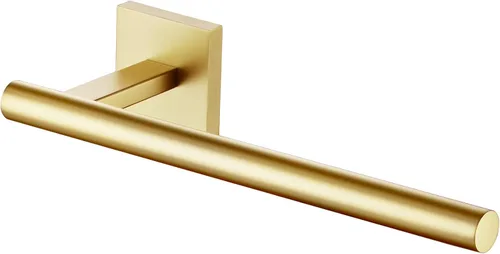 Vista 17 de KOKOSIRI Barra de toallas de baño, soportes para toallas de mano, montaje en pared, inodoro, gabinete de cocina, soporte de papel, acero inoxidable