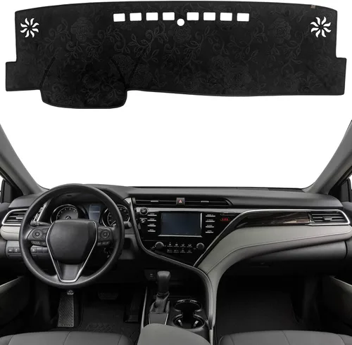Vista 11 de Alfombrilla Cobertora para Salpicadero Compatible con Toyota Sienna 2010-2004 (Sin Modelos HUD), Alfombrilla Antirreflejos para Salpicadero