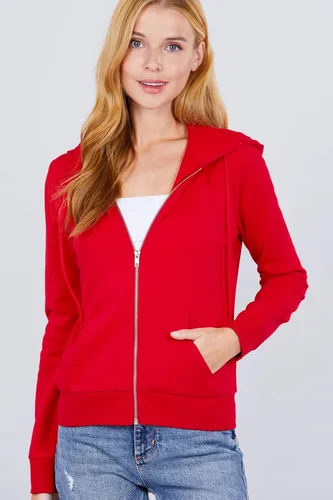 Vista 2 de OLLIE ARNES Sudadera con capucha y cremallera completa para mujer - Chaqueta de manga larga