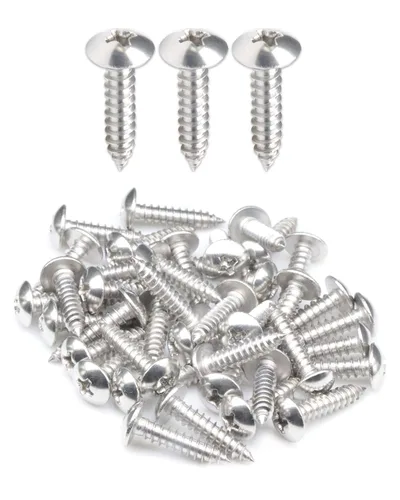 Vista 14 de 50 tornillos de madera Phillips #8 x 1/2 pulgada con revestimiento de óxido negro por IMSCREWS