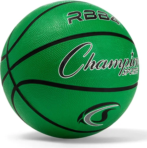 Vista 2 de Champion Sports - Pelotas de baloncesto oficiales de nailon con cubierta de goma resistente