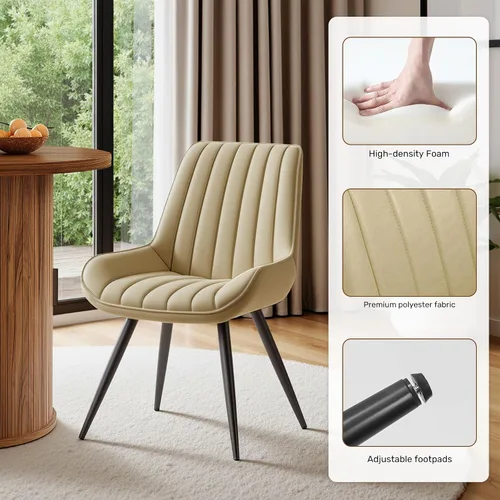 Vista 15 de Miereirl Moderno juego de comedor de 5 piezas para mesa redonda de madera de 4,31.5 pulgadas con estante de almacenamiento semiabierto y puerta