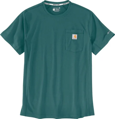 Vista 19 de Carhartt Force - Camiseta de manga corta, con bolsillo, de ajuste holgado y peso medio para hombre Malt