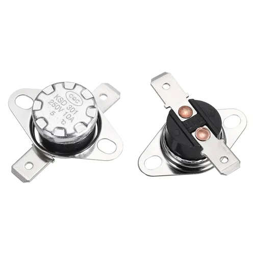 Vista 43 de uxcell KSD301 Termostato 32.0 °F/32 ° F 10 A Normalmente Cerrado N.C Ajuste Snap Disc Interruptor de temperatura para microondas, horno, cafeteras 2