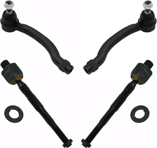 Vista 24 de TRQ Juego de varillas de acoplamiento delanteras interiores y exteriores, 4 piezas, compatible con Kia Soul 2014-2019 15-19 Soul EV