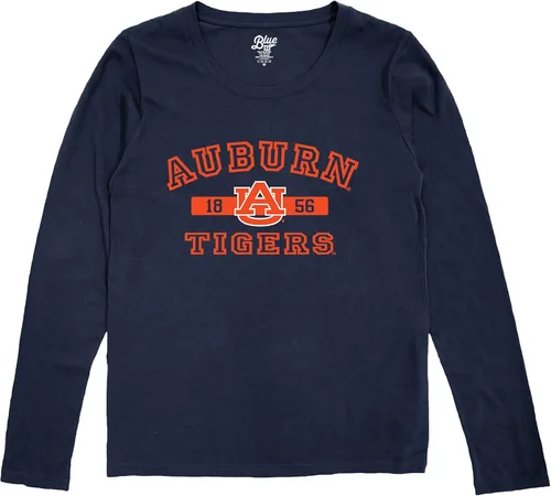 Vista 3 de Blue 84 NCAA - Camiseta de manga larga con licencia oficial de la NCAA para mujer, color del equipo atlético