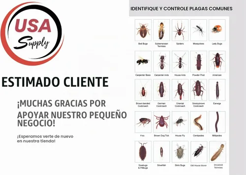 Vista 2 de Cy-Kick CS Concentrado líquido – 90 días de poder de control de plagas, tratamiento insecticida multiusos para exteriores, con guantes protectores