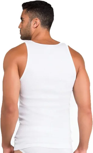 Vista 2 de calvin klein Men 's clásico tanque acanalado paquete de 3
