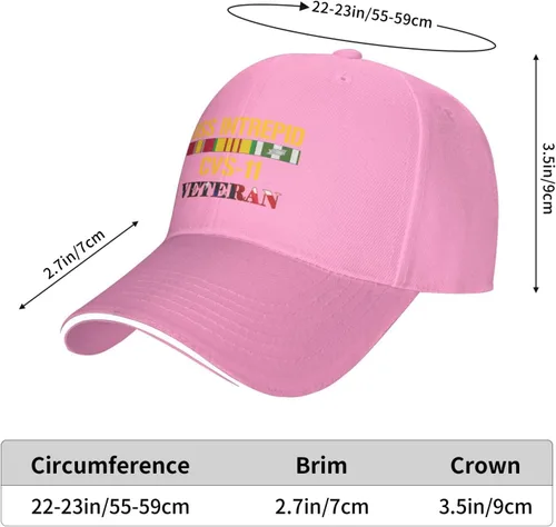 Vista 6 de USS Intrepid Cvs-11 - Gorras de mezclilla unisex