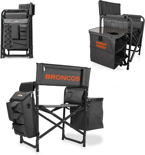 Vista 54 de PICNIC TIME NFL NFL Fusion - Silla de campamento unisex para adultos, con mesa auxiliar y enfriador suave, silla de playa para adultos, silla
