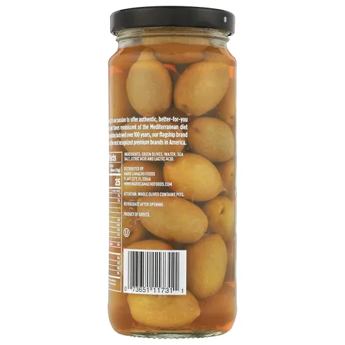 Vista 6 de Mario Camacho Foods Aceitunas Queen españolas enteras, 7 onzas (paquete de 12)