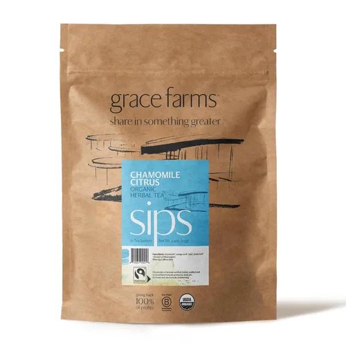 Vista 32 de Grace Farms BREATHE Wellness Mezcla de Té Orgánico (16 Sobres Piramidales) Cúrcuma y Jengibre con Hierbas Adaptogénicas Apoyo Inmunológico Sin