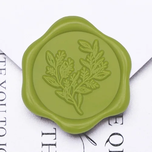 Vista 32 de UNIQOOO Calcomanías de Sello de Cera - Calcomanías de Sello de Sobre de Invitación de Boda de Eucalipto, 50 Piezas Calcomanías Autoadhesivas Hoja