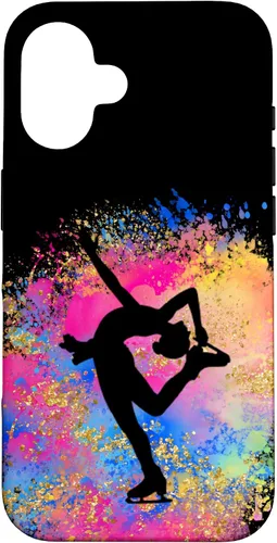 Vista 32 de Rainbow Ice Skating Dancer Figure Skate Skate Colorful Cute Case for iPhone 17